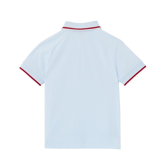 BRAND NEW BURBERRY Logo script print cotton pique polo shirt - Picture 2 of 3